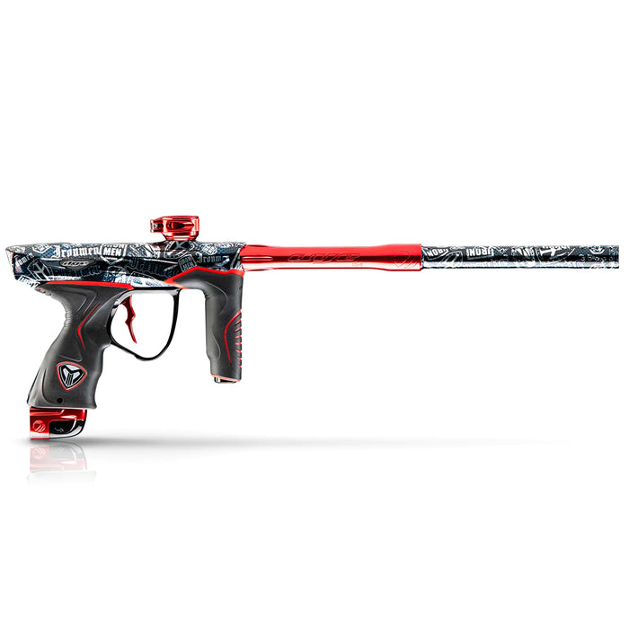 DYE M3+ PAINTBALL GUN - IRONMEN CF RED