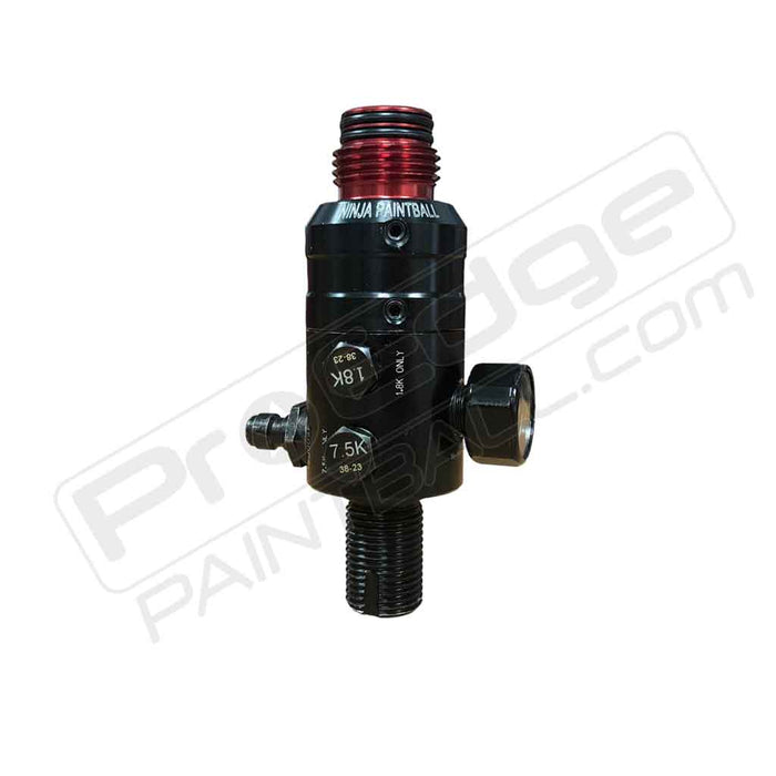 Ninja Pro V3 EXT Adjustable Tank Regulator - 4500 PSI - Aluminum - Black