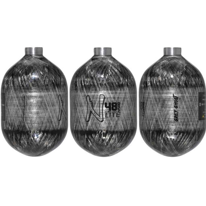 Ninja Lite Carbon Fiber Tank 48 4500 - Grey Ghost - Choose Regulator