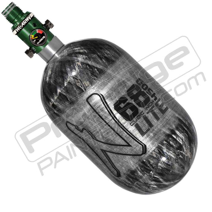 Ninja Lite Carbon Fiber Tank 68 4500 - Grey Ghost - Choose Regulator
