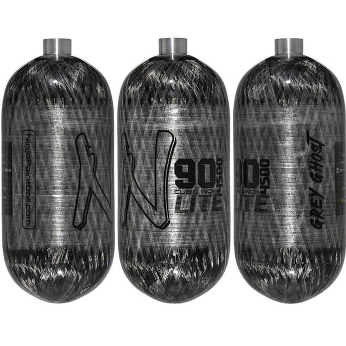Ninja Lite Carbon Fiber Tank 90 4500 - Grey Ghost - Choose Regulator