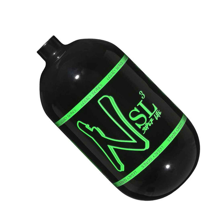 Ninja SL3 Carbon Fiber Tank 68 4500 - Gloss Black Green - Choose Regulator