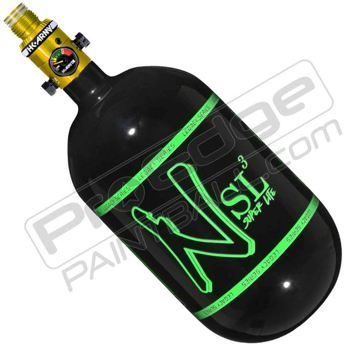 Ninja SL3 Carbon Fiber Tank 68 4500 - Gloss Black Green - Choose Regulator
