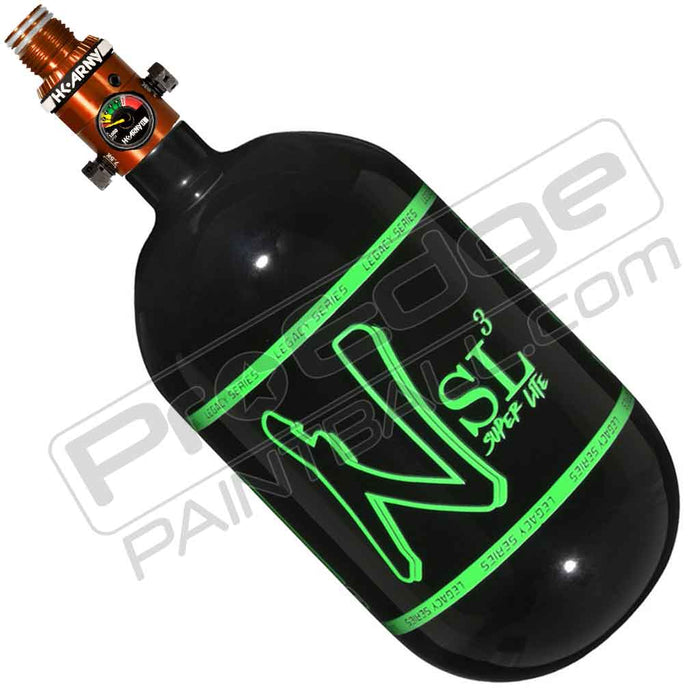 Ninja SL3 Carbon Fiber Tank 68 4500 - Gloss Black Green - Choose Regulator