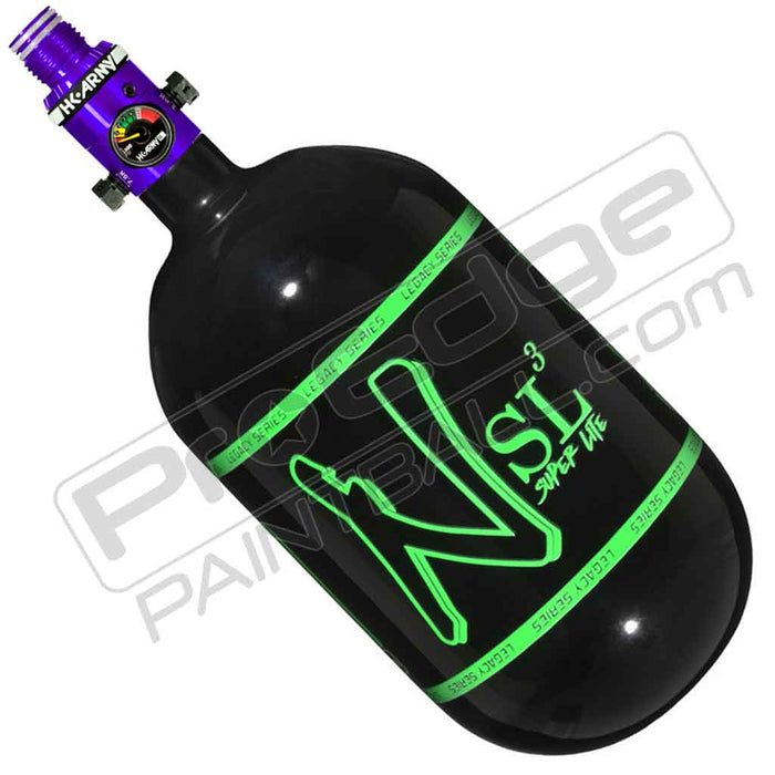 Ninja SL3 Carbon Fiber Tank 68 4500 - Gloss Black Green - Choose Regulator