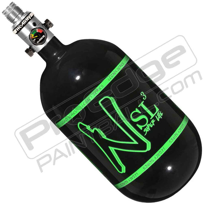 Ninja SL3 Carbon Fiber Tank 68 4500 - Gloss Black Green - Choose Regulator