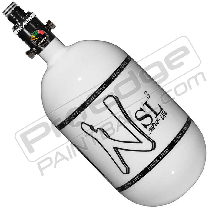 Ninja SL3 Carbon Fiber Tank 68 4500 - Gloss White Black - Choose Regulator