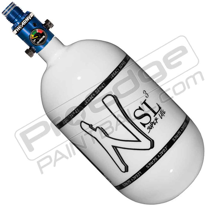 Ninja SL3 Carbon Fiber Tank 68 4500 - Gloss White Black - Choose Regulator