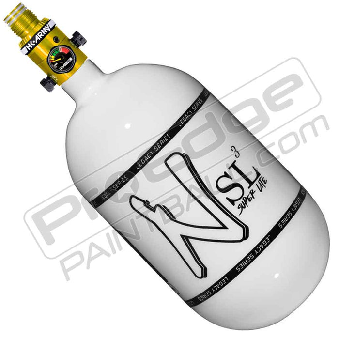 Ninja SL3 Carbon Fiber Tank 68 4500 - Gloss White Black - Choose Regulator