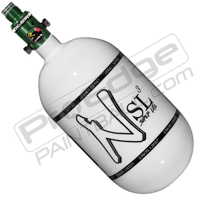 Ninja SL3 Carbon Fiber Tank 68 4500 - Gloss White Black - Choose Regulator