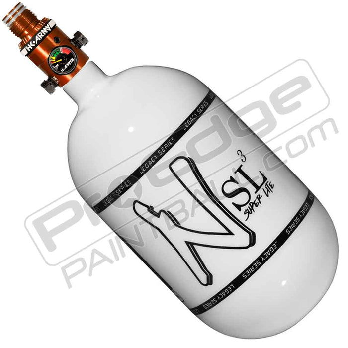 Ninja SL3 Carbon Fiber Tank 68 4500 - Gloss White Black - Choose Regulator