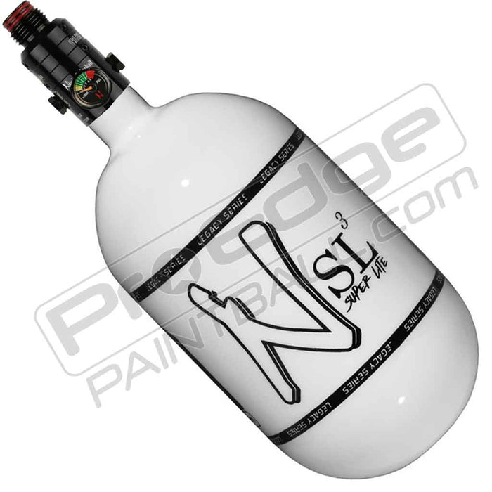 Ninja SL3 Carbon Fiber Tank 68 4500 - Gloss White Black - Choose Regulator