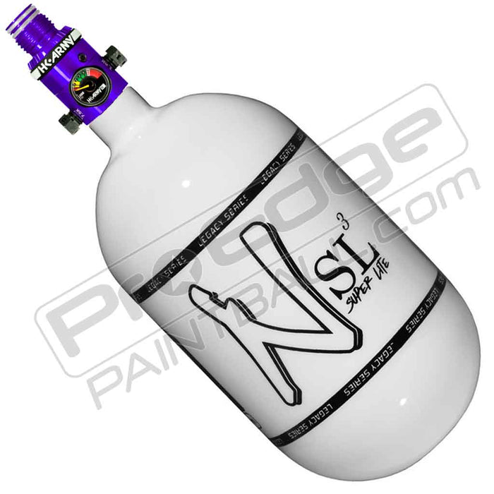 Ninja SL3 Carbon Fiber Tank 68 4500 - Gloss White Black - Choose Regulator