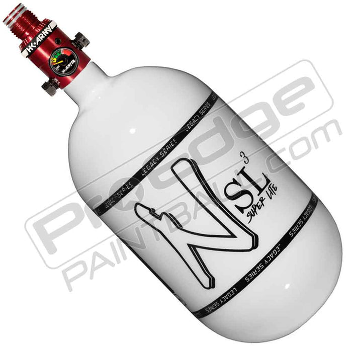 Ninja SL3 Carbon Fiber Tank 68 4500 - Gloss White Black - Choose Regulator