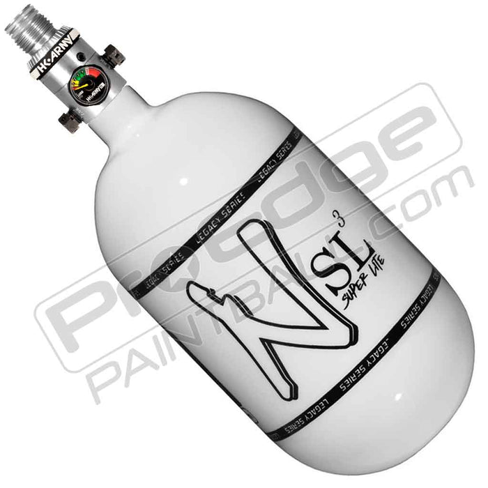 Ninja SL3 Carbon Fiber Tank 68 4500 - Gloss White Black - Choose Regulator