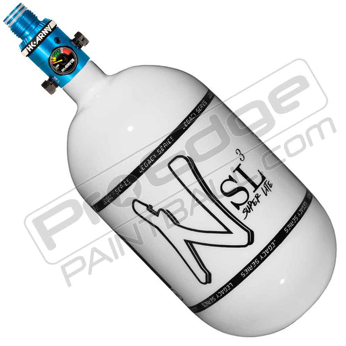 Ninja SL3 Carbon Fiber Tank 68 4500 - Gloss White Black - Choose Regulator