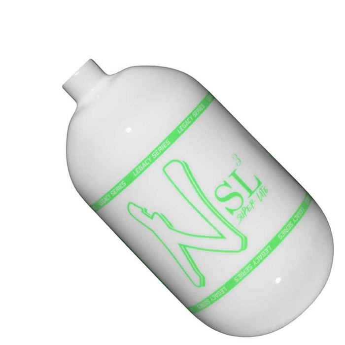 Ninja SL3 Carbon Fiber Tank 68 4500 - Gloss White Green - Choose Regulator