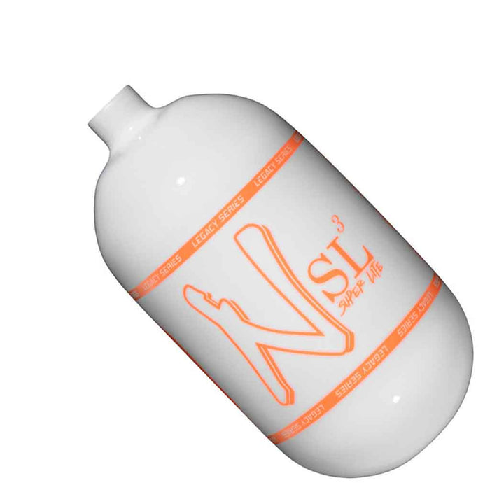 Ninja SL3 Carbon Fiber Tank 68 4500 - Gloss White Orange - Choose Regulator