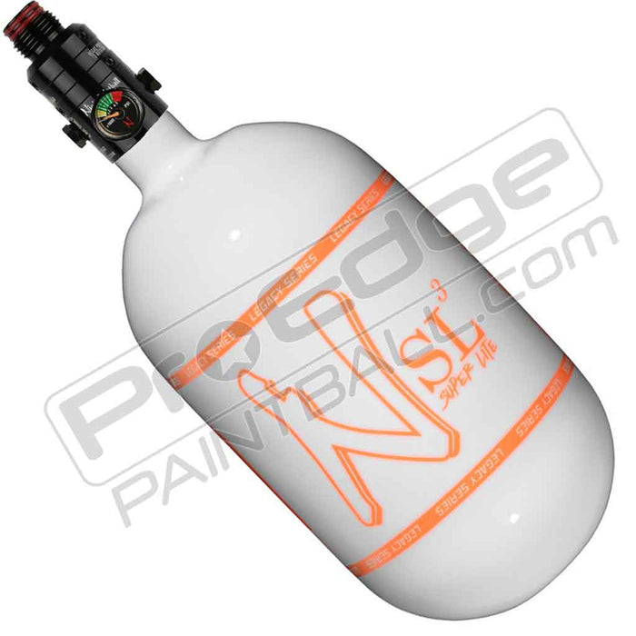 Ninja SL3 Carbon Fiber Tank 68 4500 - Gloss White Orange - Choose Regulator