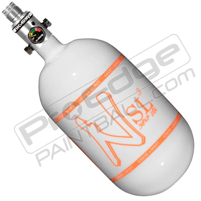 Ninja SL3 Carbon Fiber Tank 68 4500 - Gloss White Orange - Choose Regulator