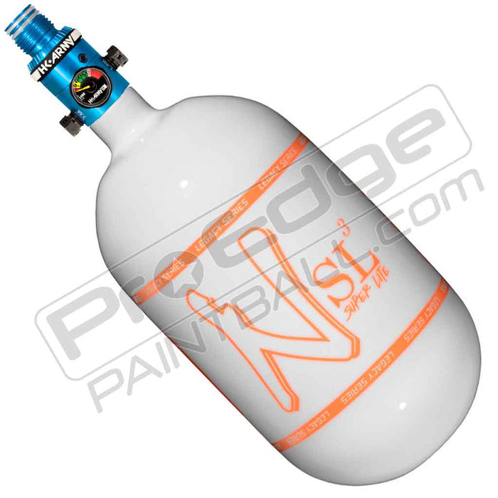 Ninja SL3 Carbon Fiber Tank 68 4500 - Gloss White Orange - Choose Regulator