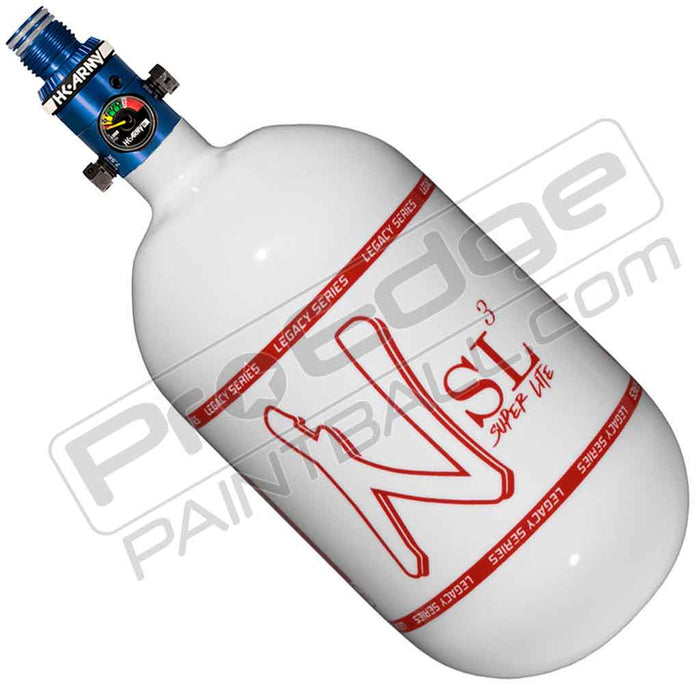 Ninja SL3 Carbon Fiber Tank 68 4500 - Gloss White Red - Choose Regulator