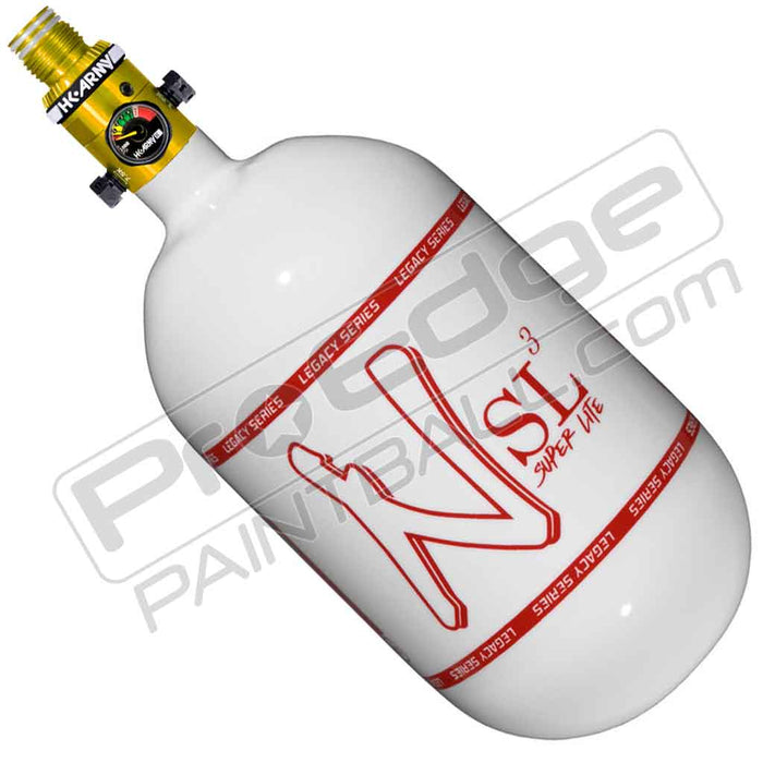 Ninja SL3 Carbon Fiber Tank 68 4500 - Gloss White Red - Choose Regulator