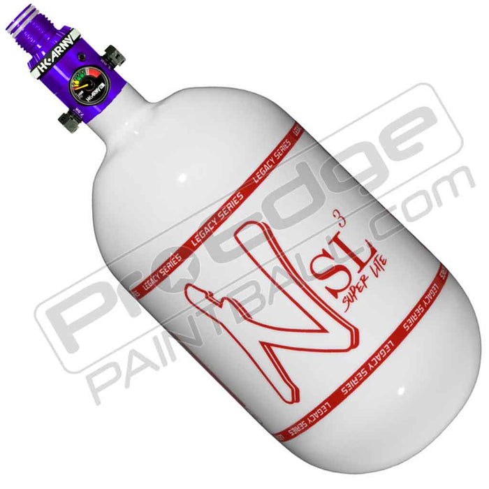 Ninja SL3 Carbon Fiber Tank 68 4500 - Gloss White Red - Choose Regulator