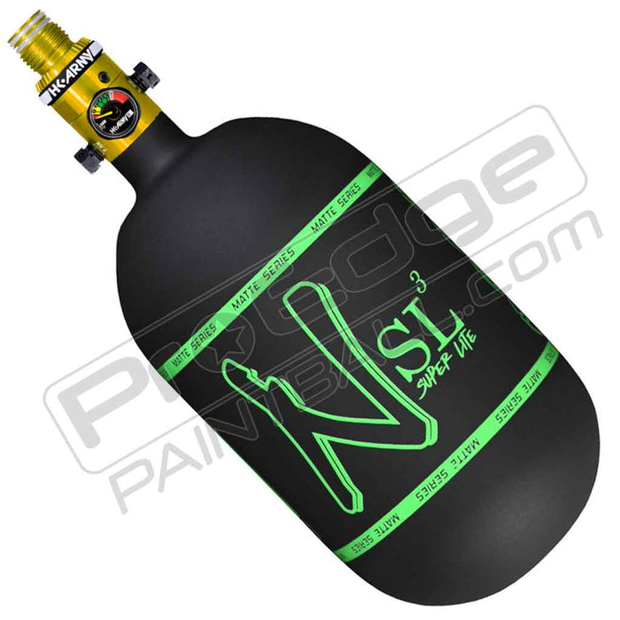 Ninja SL3 Carbon Fiber Tank 68 4500 - Matte Black Green - Choose Regulator
