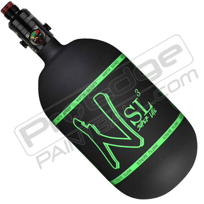 Ninja SL3 Carbon Fiber Tank 68 4500 - Matte Black Green - Choose Regulator
