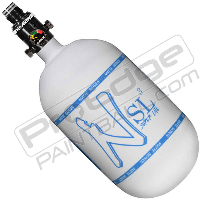 Ninja SL3 Carbon Fiber Tank 68 4500 - Matte White Blue - Choose Regulator
