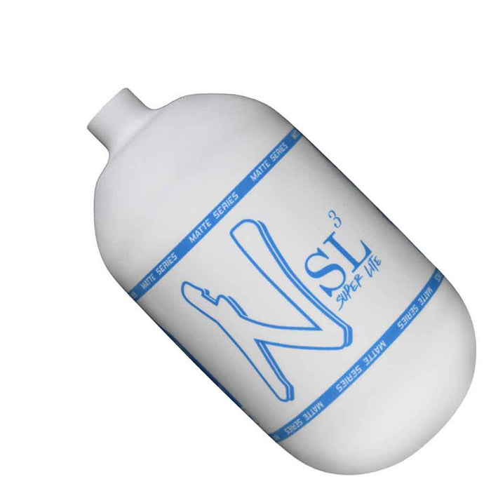 Ninja SL3 Carbon Fiber Tank 68 4500 - Matte White Blue - Choose Regulator