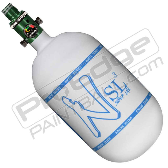 Ninja SL3 Carbon Fiber Tank 68 4500 - Matte White Blue - Choose Regulator