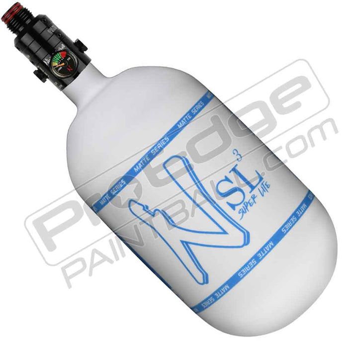 Ninja SL3 Carbon Fiber Tank 68 4500 - Matte White Blue - Choose Regulator