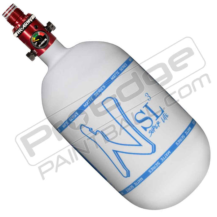 Ninja SL3 Carbon Fiber Tank 68 4500 - Matte White Blue - Choose Regulator