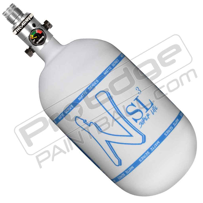 Ninja SL3 Carbon Fiber Tank 68 4500 - Matte White Blue - Choose Regulator