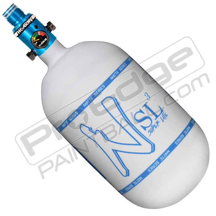 Ninja SL3 Carbon Fiber Tank 68 4500 - Matte White Blue - Choose Regulator