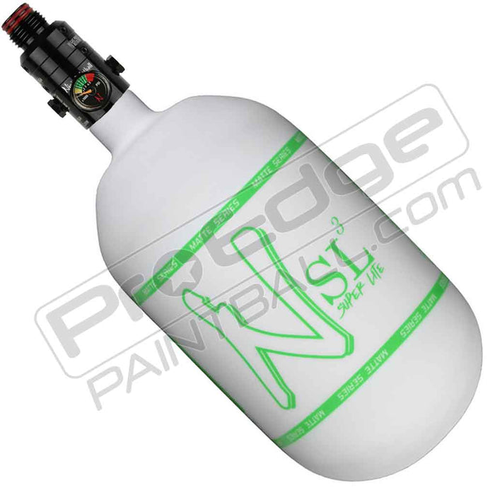 Ninja SL3 Carbon Fiber Tank 68 4500 - Matte White Green - Choose Regulator