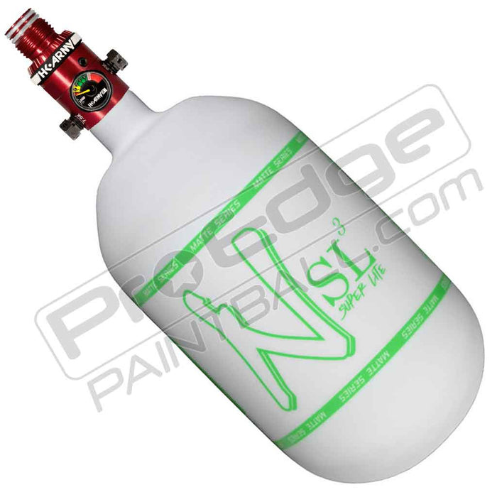 Ninja SL3 Carbon Fiber Tank 68 4500 - Matte White Green - Choose Regulator