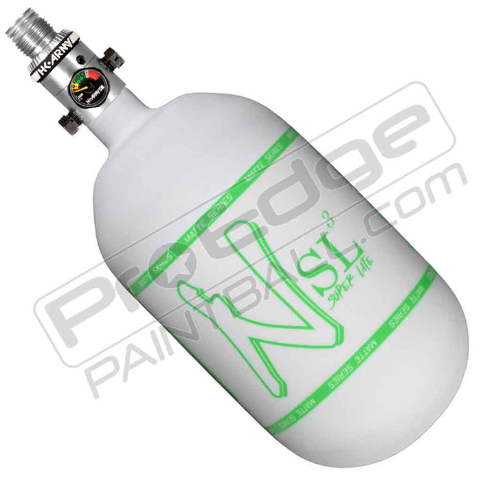 Ninja SL3 Carbon Fiber Tank 68 4500 - Matte White Green - Choose Regulator