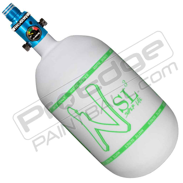 Ninja SL3 Carbon Fiber Tank 68 4500 - Matte White Green - Choose Regulator