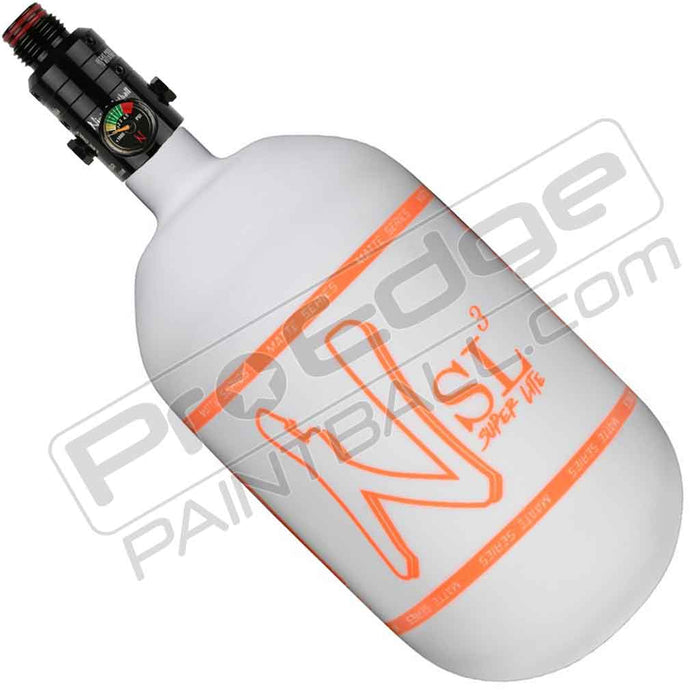 Ninja SL3 Carbon Fiber Tank 68 4500 - Matte White Orange - Choose Regulator