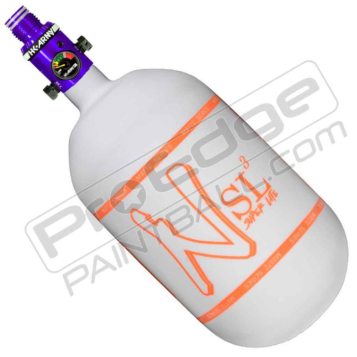 Ninja SL3 Carbon Fiber Tank 68 4500 - Matte White Orange - Choose Regulator