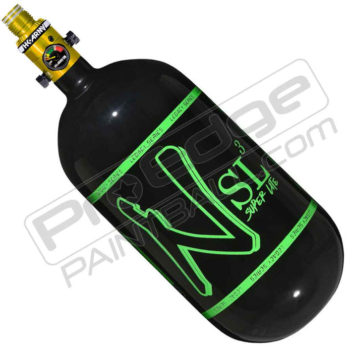 Ninja SL3 Carbon Fiber Tank 80 4500 - Gloss Black Green - Choose Regulator