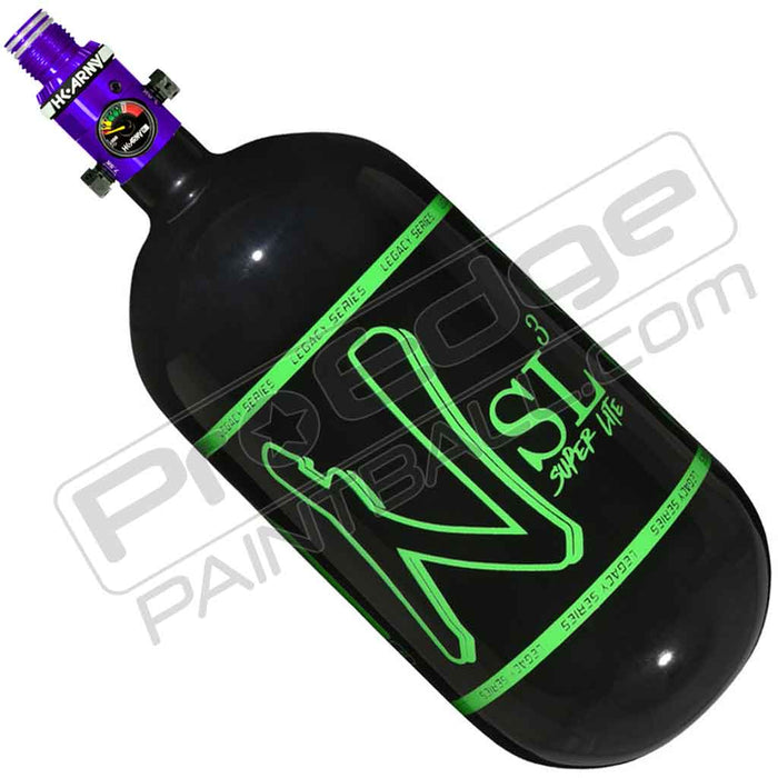 Ninja SL3 Carbon Fiber Tank 80 4500 - Gloss Black Green - Choose Regulator