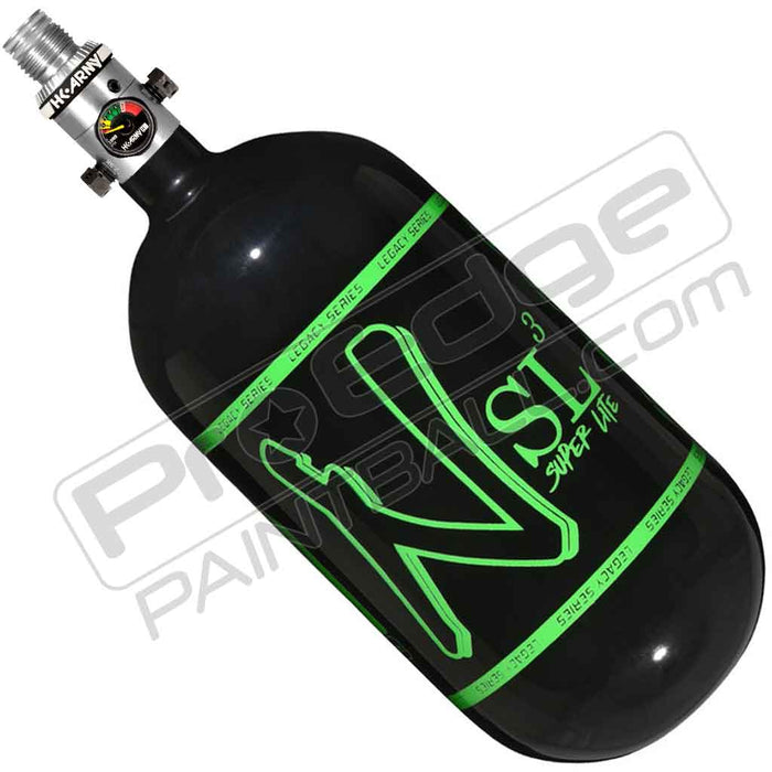 Ninja SL3 Carbon Fiber Tank 80 4500 - Gloss Black Green - Choose Regulator