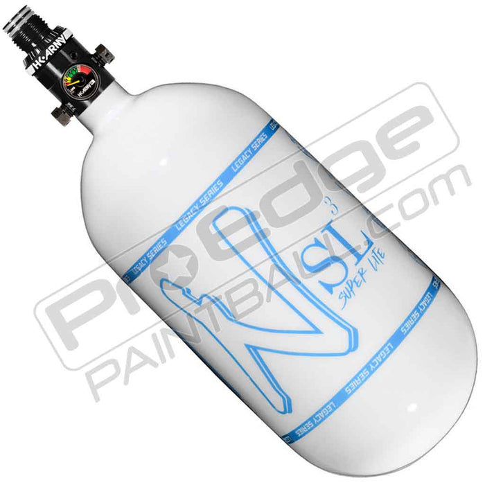 Ninja SL3 Carbon Fiber Tank 80 4500 - Gloss White Blue - Choose Regulator