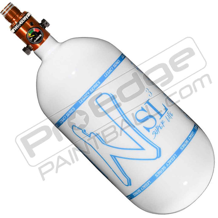 Ninja SL3 Carbon Fiber Tank 80 4500 - Gloss White Blue - Choose Regulator