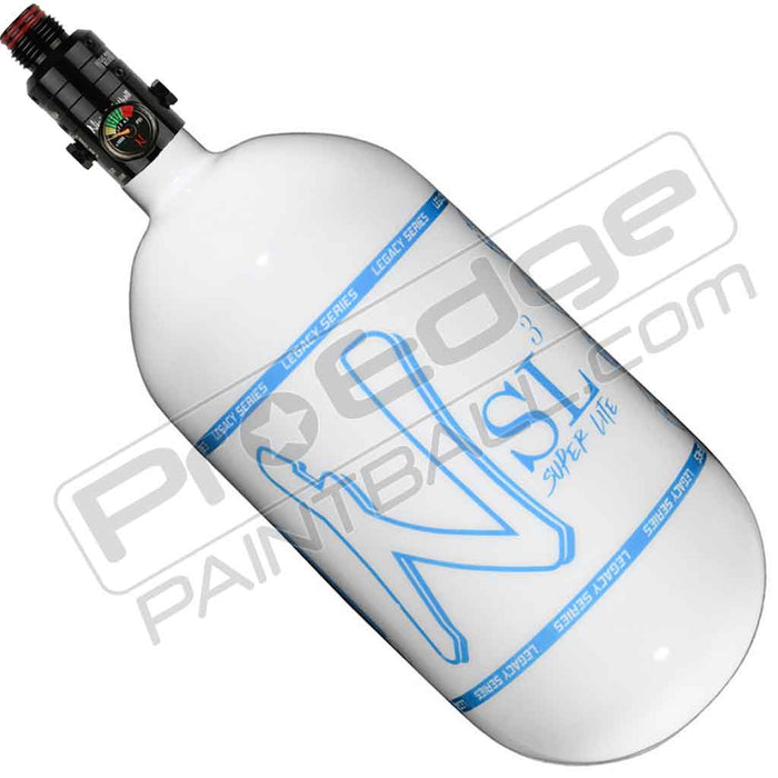 Ninja SL3 Carbon Fiber Tank 80 4500 - Gloss White Blue - Choose Regulator