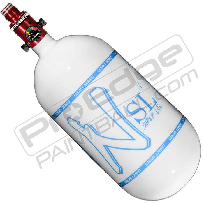 Ninja SL3 Carbon Fiber Tank 80 4500 - Gloss White Blue - Choose Regulator